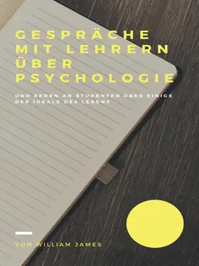 James |  Gespräche mit Lehrern über Psychologie | eBook | Sack Fachmedien