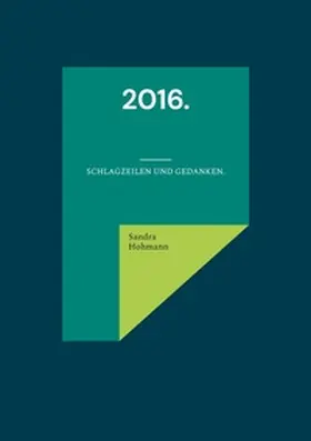 Hohmann |  2016. | Buch |  Sack Fachmedien