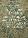Georgi |  Zu Platons Theaitetos (erster Teil, die math. Dynameis) und zu Platons Ontologie | eBook | Sack Fachmedien