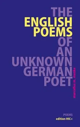 Menke |  The English Poems of an Unknown German Poet | eBook | Sack Fachmedien