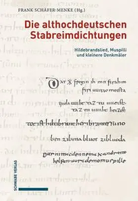 Schäfer |  Die althochdeutschen Stabreimdichtungen | eBook | Sack Fachmedien