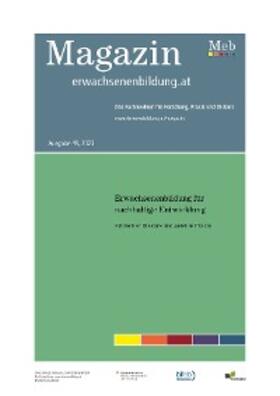 Rauch / Schindler | Erwachsenenbildung für nachhaltige Entwicklung | E-Book | sack.de
