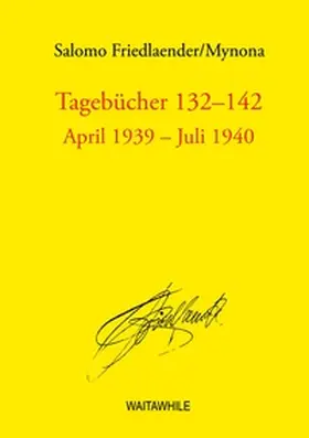 Friedlaender / Geerken / Thiel |  Tagebücher 132-142 | Buch |  Sack Fachmedien