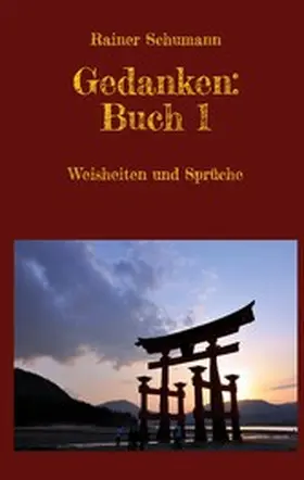 Schumann |  Gedanken Buch 1 | eBook | Sack Fachmedien