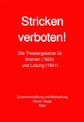 Glaap |  Stricken verboten! | eBook | Sack Fachmedien