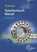 Molitor / Tammen |  Lös./ Trainer Tabellenbuch Metall | Buch |  Sack Fachmedien