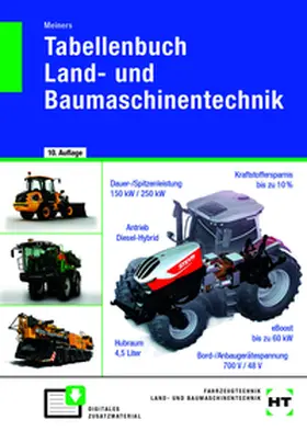 Meiners |  Tabellenbuch Land- und Baumaschinentechnik | Buch |  Sack Fachmedien