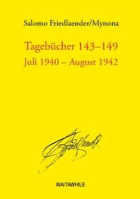 Friedlaender / Geerken / Thiel |  Tagebücher 143-149 | Buch |  Sack Fachmedien