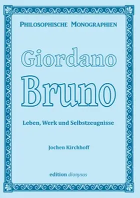 Kirchhoff |  Giordano Bruno | Buch |  Sack Fachmedien