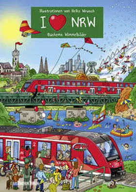  I love NRW - liebevoll illustriert von Heiko Wrusch | Buch |  Sack Fachmedien