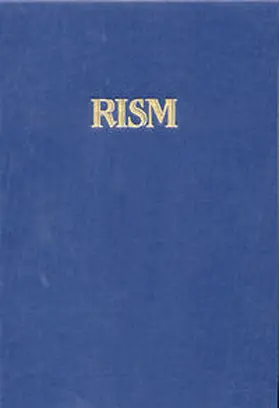  Répertoire International des Sources Musicales (RISM) / Directory of Music Research Libraries | Buch |  Sack Fachmedien