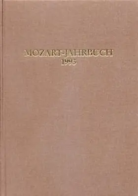 Internationale Stiftung Mozarteum, Salzburg |  Mozart-Jahrbuch / Mozart-Jahrbuch 1993 | Buch |  Sack Fachmedien