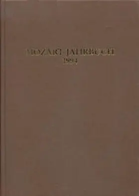 Internationale Stiftung Mozarteum, Salzburg |  Mozart-Jahrbuch / Mozart-Jahrbuch 1994 | Buch |  Sack Fachmedien