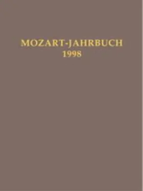 Internationale Stiftung Mozarteum, Salzburg |  Mozart-Jahrbuch / Mozart-Jahrbuch 1998 | Buch |  Sack Fachmedien