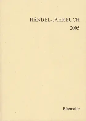  Händel-Jahrbuch / Händel-Jahrbuch | Buch |  Sack Fachmedien