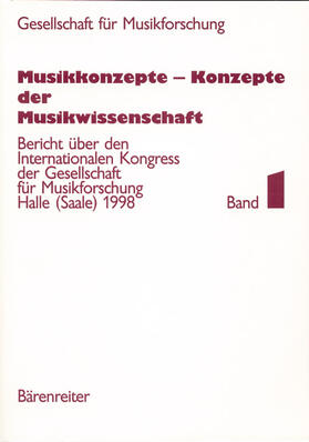 Eberl / Ruf | Musikkonzepte - Konzepte der Musikwissenschaft | Buch | 978-3-7618-1536-6 | sack.de