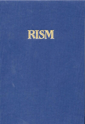 RISM |  Répertoire International des Sources Musicales (RISM) / Einzeldrucke vor 1800 | Buch |  Sack Fachmedien
