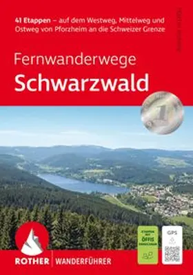 Kuhnle |  ROTHER Wanderführer Fernwanderwege Schwarzwald | Buch |  Sack Fachmedien