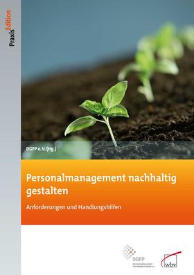 DGFP e.V. | Personalmanagement nachhaltig gestalten | Buch | 978-3-7639-3863-6 | sack.de