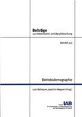 Bellmann / Wagner |  Betriebsdemographie | Buch |  Sack Fachmedien