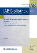 Lutz |  Geht die Arbeitslosenversicherung in Rente? | Buch |  Sack Fachmedien