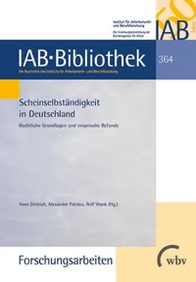 Dietrich / Patzina / Wank |  Scheinselbständigkeit in Deutschland | Buch |  Sack Fachmedien