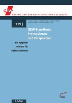 Günauer / Koepernik / Krüger |  GEW-Handbuch Promovieren mit Perspektive | Buch |  Sack Fachmedien