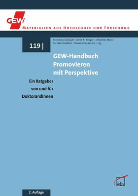 Günauer / Koepernik / Krüger |  GEW-Handbuch Promovieren mit Perspektive | eBook | Sack Fachmedien