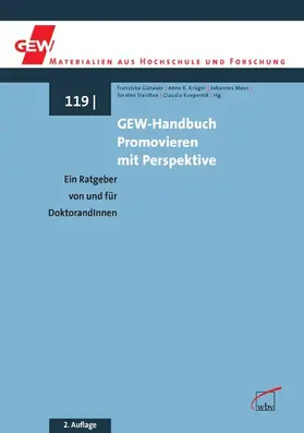 Koepernik / Steidten / Moes |  GEW-Handbuch Promovieren mit Perspektive | eBook | Sack Fachmedien