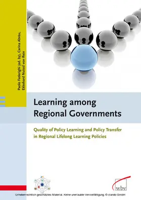 Carina Abreu / Paolo Federighi / Nuissl Von Rein |  Learning among Regional Governments | eBook | Sack Fachmedien