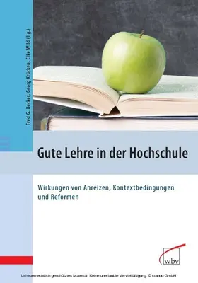 Becker / Krücken / Wild |  Gute Lehre in der Hochschule | eBook | Sack Fachmedien