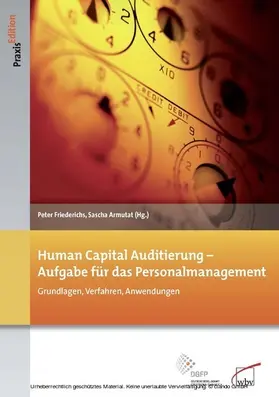 Armutat / Friederichs |  Human Capital Auditierung - Aufgabe für das Personalmanagement | eBook | Sack Fachmedien