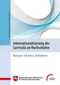 Casper-Hehne / Reiffenrath |  Internationalisierung der Curricula an Hochschulen | Buch |  Sack Fachmedien