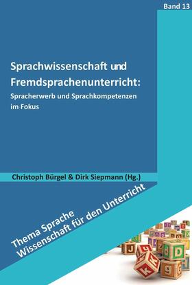 Bürgel / Siepmann |  Sprachwissenschaft und Fremdsprachenunterricht | eBook | Sack Fachmedien