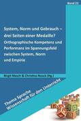 Mesch / Noack |  System, Norm und Gebrauch - drei Seiten derselben Medaille? | eBook | Sack Fachmedien