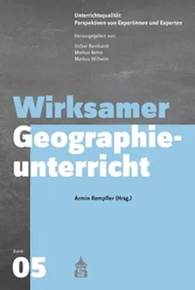 Rempfler / Reinhardt / Rehm | Wirksamer Geographieunterricht | E-Book | sack.de
