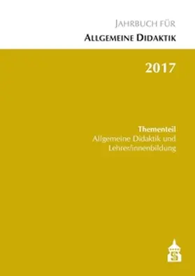 Zierer |  Jahrbuch für Allgemeine Didaktik 2017 | eBook | Sack Fachmedien