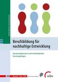 Michaelis / Berding |  Berufsbildung für nachhaltige Entwicklung | Buch |  Sack Fachmedien