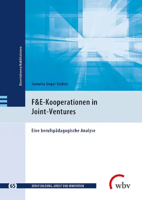 Unger-Endres |  F&E-Kooperationen in Joint-Ventures | Buch |  Sack Fachmedien