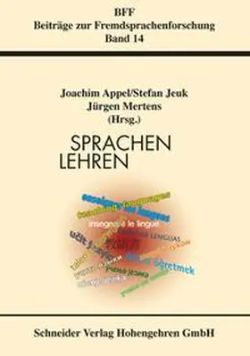 Appel / Jenk / Mertens |  Sprachen Lehren | eBook | Sack Fachmedien