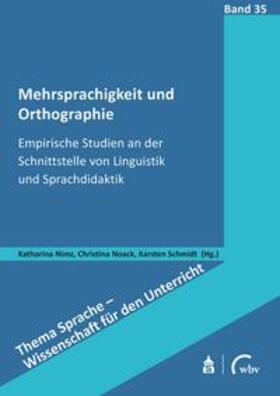 Nimz / Noack / Schmidt | Mehrsprachigkeit und Orthographie | E-Book | sack.de