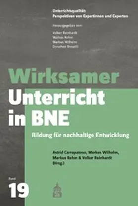 Carrapatoso / Wilhelm / Rehm |  Wirksamer Unterricht in BNE | eBook | Sack Fachmedien