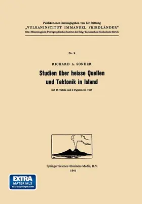 Sonder |  Studien über heisse Quellen und Tektonik in Island | Buch |  Sack Fachmedien