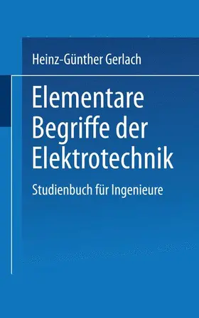 GERLACH |  Elementare Begriffe der Elektrotechnik | Buch |  Sack Fachmedien