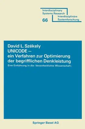 SZEKELY |  UNICODE - ein Verfahren zur Optimierung der begrifflichen Denkleistung | Buch |  Sack Fachmedien
