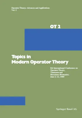 Constantin / Douglas / Nagy |  Topics in Modern Operator Theory | Buch |  Sack Fachmedien