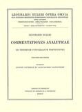 Euler / Gutzmer / Liapounoff |  Commentationes analyticae ad theoriam integralium pertinentes 2nd part | Buch |  Sack Fachmedien