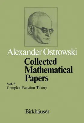 Ostrowski |  Collected Mathematical Papers | Buch |  Sack Fachmedien