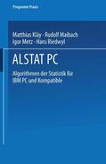 Kläy / Maibach / Metz |  Kläy: ALSTAT PC | Buch |  Sack Fachmedien