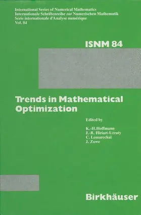 Hoffmann |  Trends in Mathematical Optimization | Buch |  Sack Fachmedien